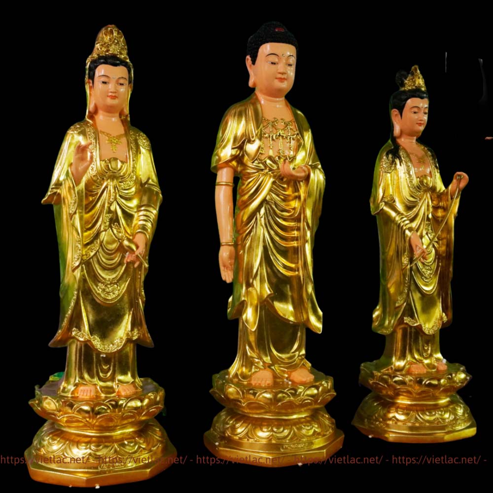 TƯỢNG TÂY PHƯƠNG TAM THÁNH T4CV55