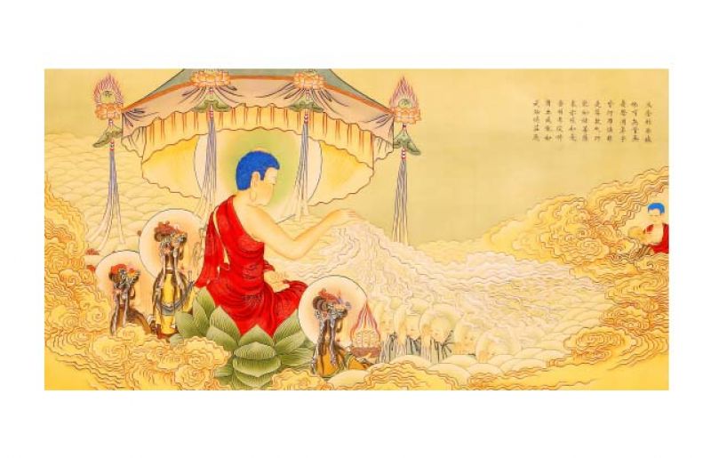 Trong C&otilde;i Phật Ấy, Tất Cả Hết Thảy Hiện Tại, Vị Lai Bồ T&aacute;t Đều Sẽ Rốt R&aacute;o L&agrave; Nhất Sanh Bổ Xứ